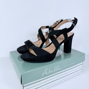 Abella Suede Platform Sandals
